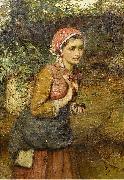 Charles M Russell The fern gatherer oil painting artist